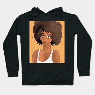 Black Girl with Natural Hair Hoodie